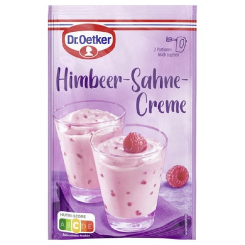 Dr. Oetker Himbeer-Sahne-Creme 62g Dr. Oetker Himbeer-Sahne-Creme 62g