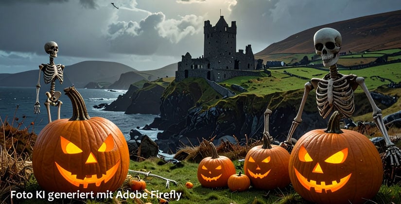 Die beliebtesten Bräuche und Traditionen haben ihren Ursprung auf der Insel Irland und im keltischen Fest Samhain Die beliebtesten Bräuche und Traditionen haben ihren Ursprung auf der Insel Irland und im keltischen Fest Samhain