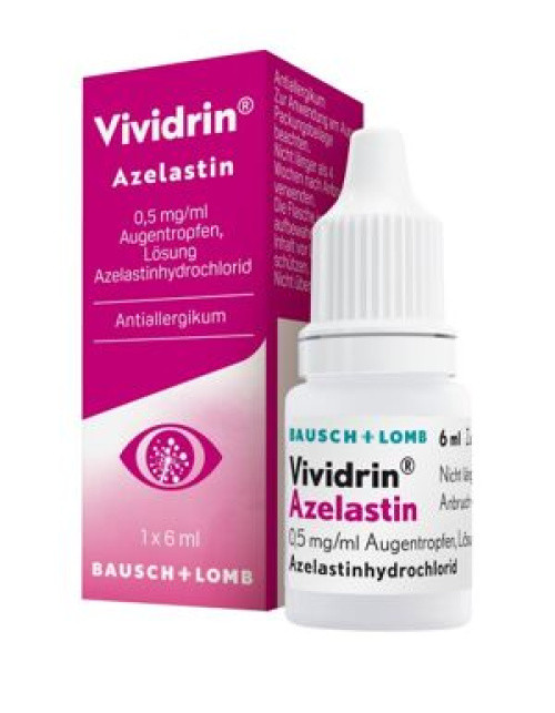 VIVIDRIN Azelastin 0,5 mg/ml Augentropfen VIVIDRIN Azelastin 0,5 mg/ml Augentropfen