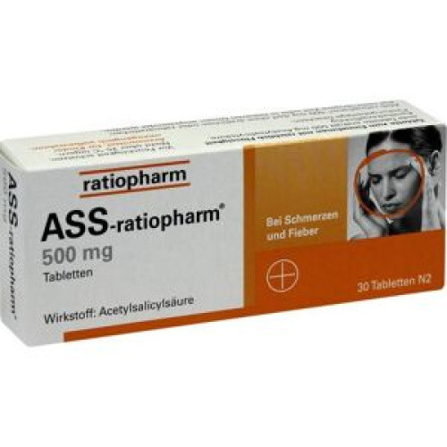 ASS-ratiopharm 500mg ASS-ratiopharm 500mg