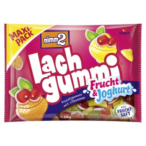 Nimm 2 Lachgummi Frucht & Joghurt 376g Nimm 2 Lachgummi Frucht & Joghurt 376g