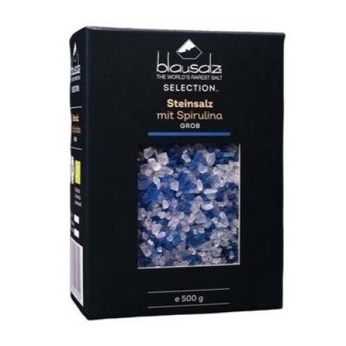 Steinsalz mit Spirulina 500g Steinsalz mit Spirulina 500g
