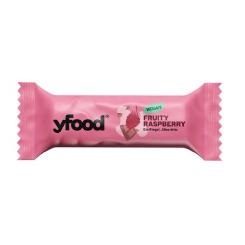 yfood Riegel Fruity Raspberry 60g yfood Riegel Fruity Raspberry 60g