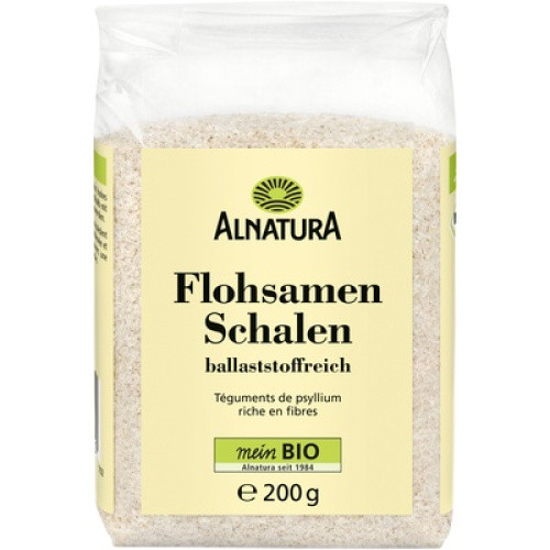 Bio Flohsamenschalen vegan 200g Bio Flohsamenschalen vegan 200g