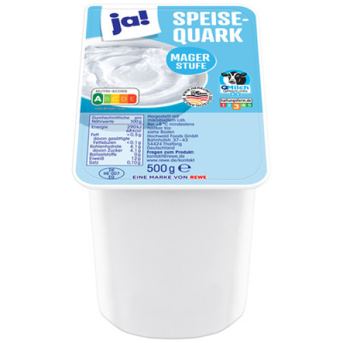 Speisequark mager frisch 500g Speisequark mager frisch 500g
