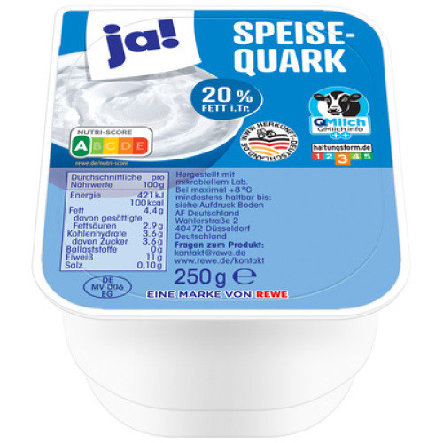 Speisequark frisch 250g Speisequark frisch 250g
