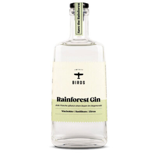 Birds Rainforest Gin 42% 0,5l Birds Rainforest Gin 42% 0,5l