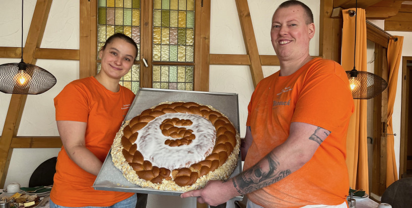 Mark Grania feiert Jubiläum in der Bäckerei Konditorei Weirauch