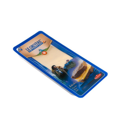 Schweizer Le Gruyere Scheiben AOP 49% frisch 150g Schweizer Le Gruyere Scheiben AOP 49% frisch 150g