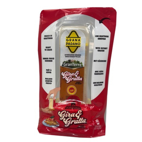 Grana Padano DOP 32% mit Reibe frisch 150g g.U. Grana Padano DOP 32% mit Reibe frisch 150g g.U.