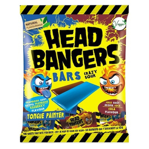 Head Bangers Crazy Sour Bars 200g Head Bangers Crazy Sour Bars 200g