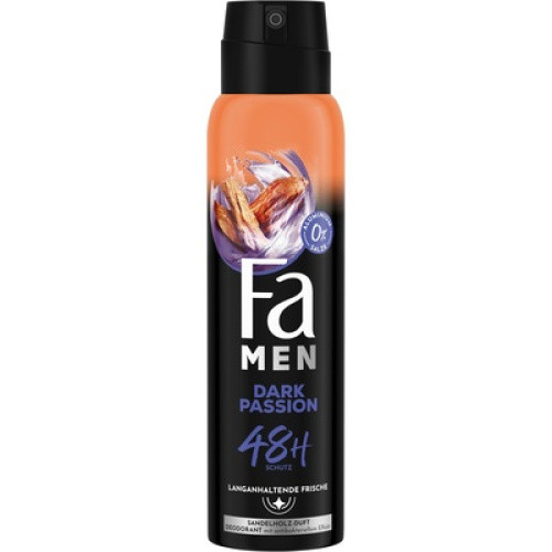 FA Men Deodorant und Bodyspray Dark Passion 150ml FA Men Deodorant und Bodyspray Dark Passion 150ml