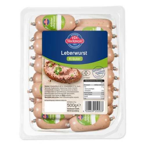 Kräuter-Leberwurst frisch 500 g Kräuter-Leberwurst frisch 500 g