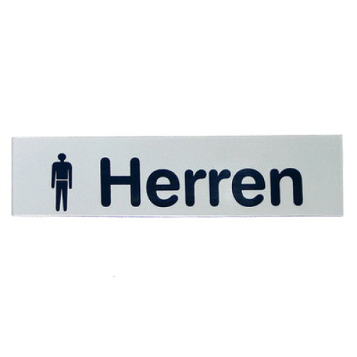 Klebeschilder Text Herren 1ST Klebeschilder Text Herren 1ST