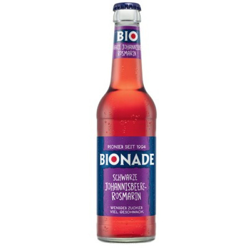 Bio Bionade Schwarze Johannisbeere Rosmarin 0,33 Liter Bio Bionade Schwarze Johannisbeere Rosmarin 0,33 Liter