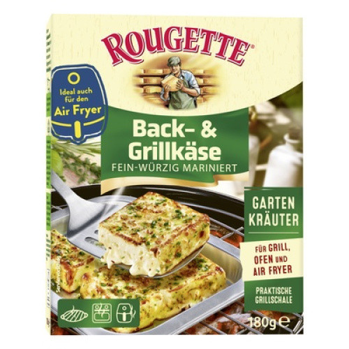 marinierter Grillkäse Gartenkräuter 55% frisch 180g marinierter Grillkäse Gartenkräuter 55% frisch 180g