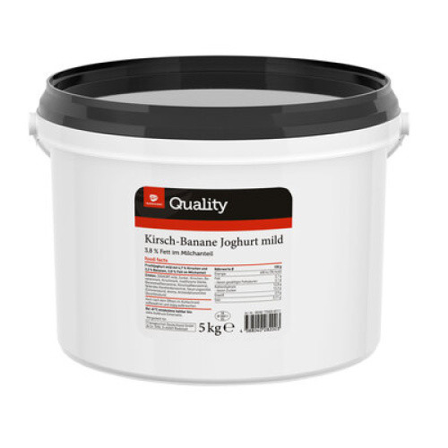 Fruchtjoghurt Kirsch-Banane 3,8% frisch 5kg Fruchtjoghurt Kirsch-Banane 3,8% frisch 5kg
