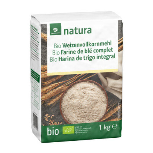 Bio Weizenvollkornmehl 1kg Bio Weizenvollkornmehl 1kg