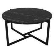 Couchtisch Noce schwarz Marmoroptik Metall B/H/T: ca. 73x36x73 cm Couchtisch Noce schwarz Marmoroptik Metall B/H/T: ca. 73x36x73 cm
