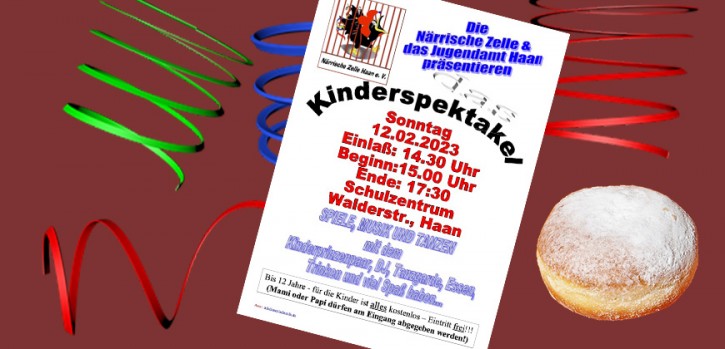 Remmidemmi beim närrischen Nachmittag für Kids