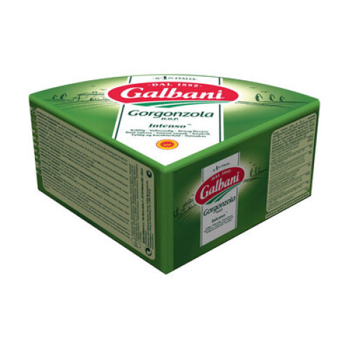 Gorgonzola D.O.P. Intenso 48% frisch 1,5kg Gorgonzola D.O.P. Intenso 48% frisch 1,5kg
