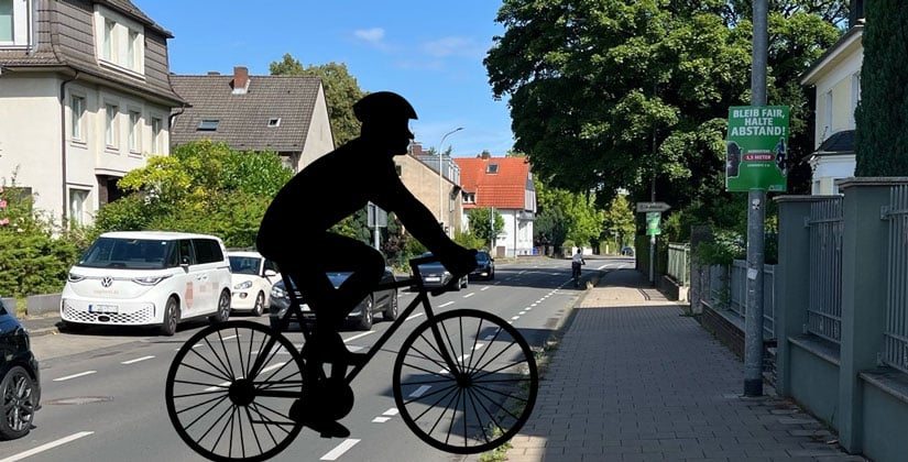 Mehr Sicherheit für Radfahrer: Halten sich die Hildener Autofahrer an die Regelung? Mehr Sicherheit für Radfahrer: Halten sich die Hildener Autofahrer an die Regelung?