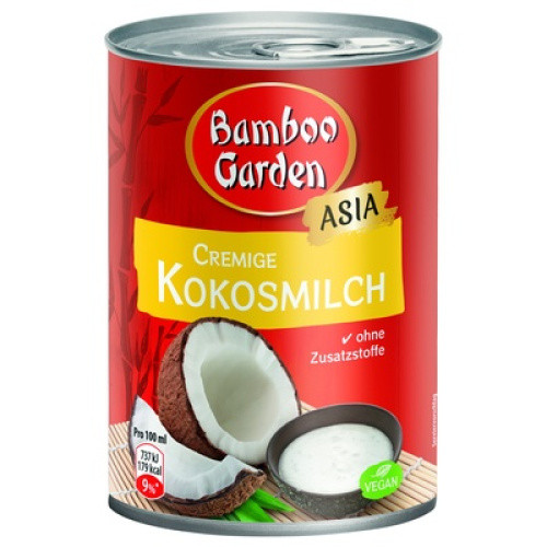 Bamboo Garden Kokosnussmilch 400ml Bamboo Garden Kokosnussmilch 400ml