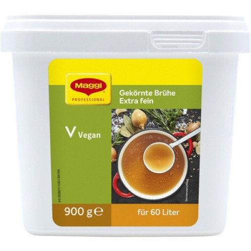 Gekörnte Brühe extra fein vegan 900g (erg.60l) Gekörnte Brühe extra fein vegan 900g (erg.60l)
