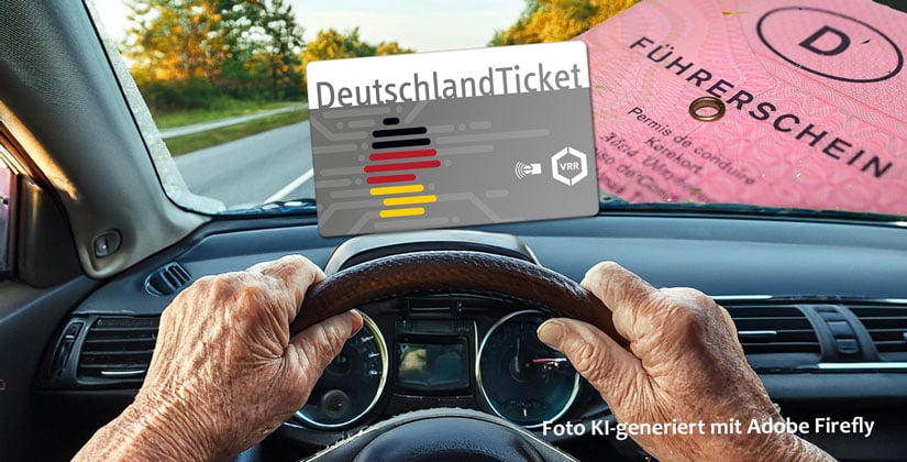 Kreis Mettmann Deutschlandticket bei Führerschein Abgabe Richtiger Anreiz für Senioren