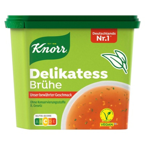 Knorr Delikatess Brühe 329g (erg. 16l) Knorr Delikatess Brühe 329g (erg. 16l)