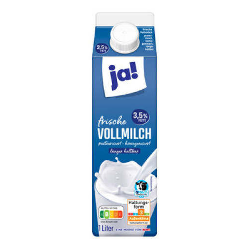 Vollmilch frisch 1L Vollmilch frisch 1L