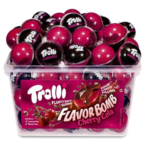 Flavor Bomb Cherry Cola Schaumgummi-Bonbon 60St Flavor Bomb Cherry Cola Schaumgummi-Bonbon 60St
