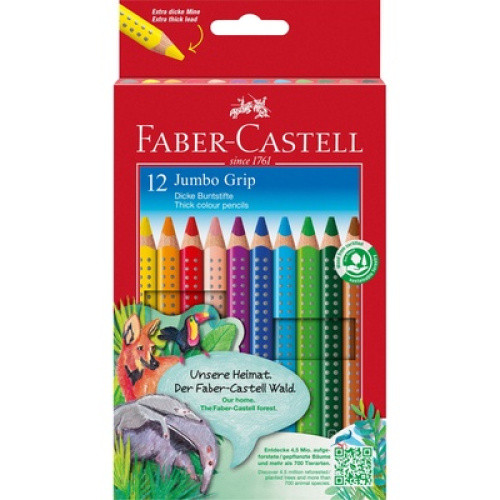 Buntstift Jumbo Grip 12er-Kartonetui 1St Buntstift Jumbo Grip 12er-Kartonetui 1St