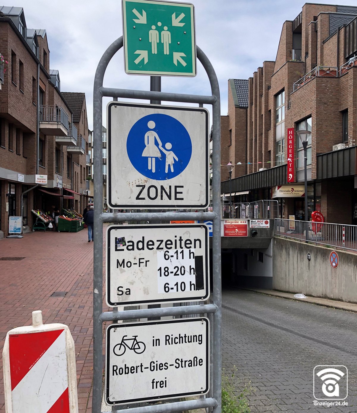 Kronengarten-Schild