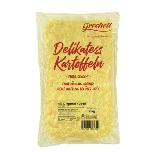 Delikatess-Kartoffeln in Würfel 10mm gekocht 2kg Delikatess-Kartoffeln in Würfel 10mm gekocht 2kg
