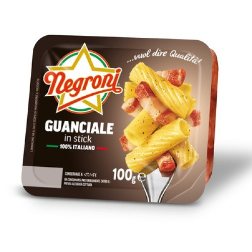 Negroni Guanciale Sticks frisch 100g Negroni Guanciale Sticks frisch 100g