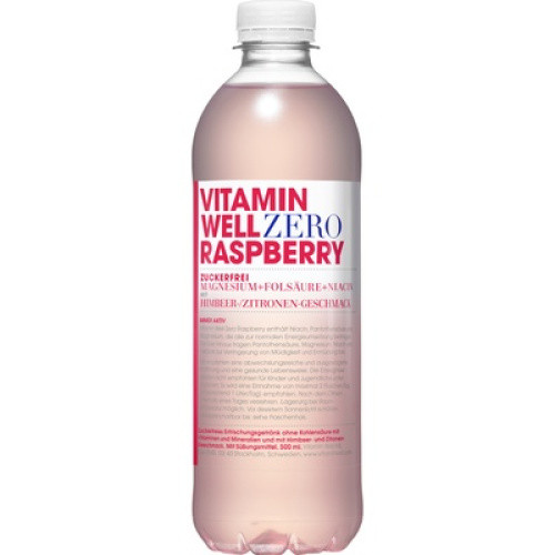 Vitamin Well Raspberry zero 0,5l Vitamin Well Raspberry zero 0,5l