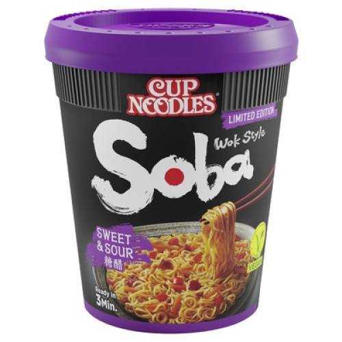 Cup Noodles Soba Sweet and Sour vegan 88g Cup Noodles Soba Sweet and Sour vegan 88g