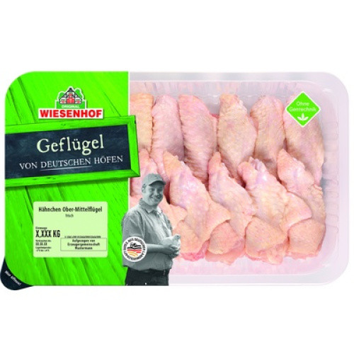 Deutsche Hähnchenflügel getrennt frisch ca.800g Deutsche Hähnchenflügel getrennt frisch ca.800g