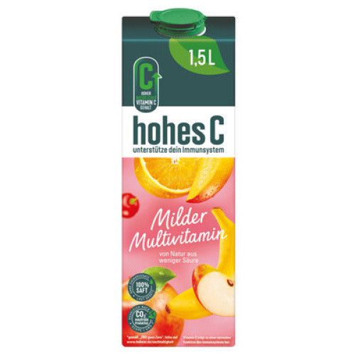Hohes C Milder Multivitamin 1,5L Hohes C Milder Multivitamin 1,5L