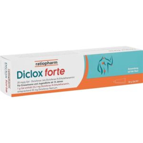 Diclox forte 20 mg/g Gel Diclox forte 20 mg/g Gel