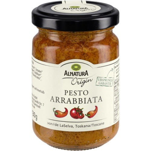 Bio Pesto Arrabiata Origin 130g Bio Pesto Arrabiata Origin 130g