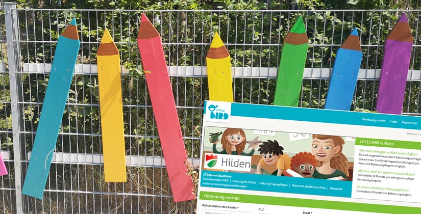 Kindergartenjahr 2026/27: Hilden nutzt Kitaplatzvergabeprogramm "Little Bird" 