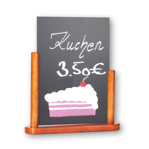 Tischkreidetafel Mahagoni 1St Tischkreidetafel Mahagoni 1St
