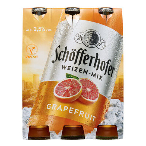 Schöfferhofer Grapefruit 6x0,33L Schöfferhofer Grapefruit 6x0,33L