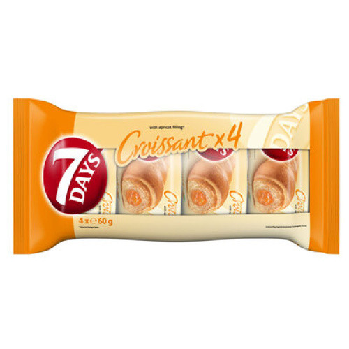 Croissant mit Aprikosenfüllung 4x60g Croissant mit Aprikosenfüllung 4x60g