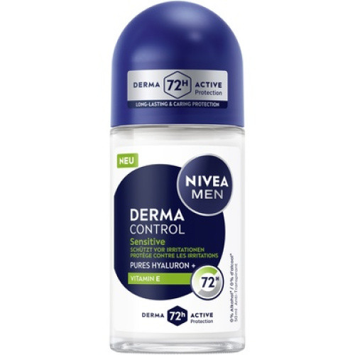 NIVEA MEN Roll on Derma Control Sensitiv 50ml NIVEA MEN Roll on Derma Control Sensitiv 50ml