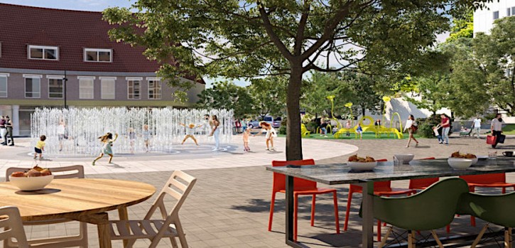 Fläche bekommt einen Spielplatz und Wasserpavillon Fläche bekommt einen Spielplatz und Wasserpavillon