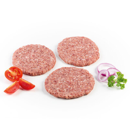 Hamburger ´Rind´ roh TK 24x62,5g Hamburger ´Rind´ roh TK 24x62,5g