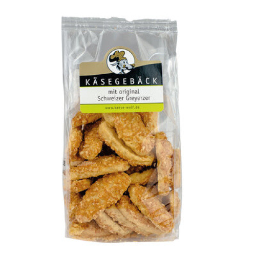 Wolf´s Sommelier Käsegebäck Gruyere frisch 100g Wolf´s Sommelier Käsegebäck Gruyere frisch 100g